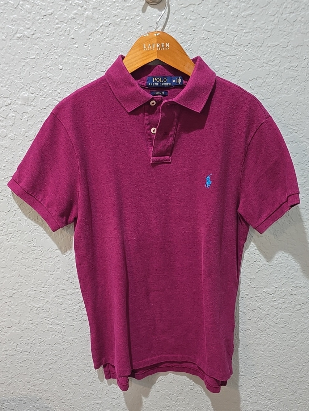 Polo by Ralph Lauren Plum Polo with Blue Pony